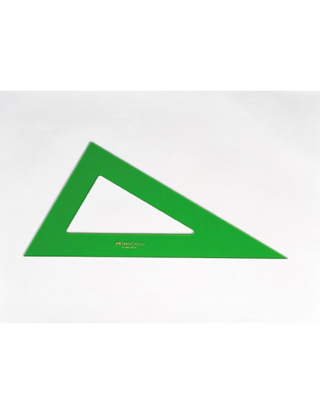 ▷ ESCUADRA O CARTABON TÉCNICAS VERDES FABER-CASTELL | Taine - Imagen 13
