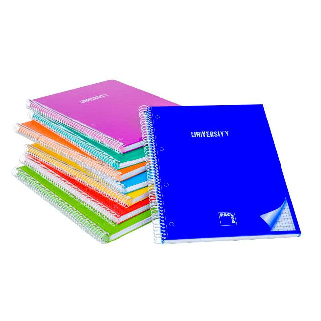 ▷ CUADERNO PACSA MICROP UNIVERSITY A4 80H 90GR C/5 TAPA CARTON PACSA | Taine - Imagen 1