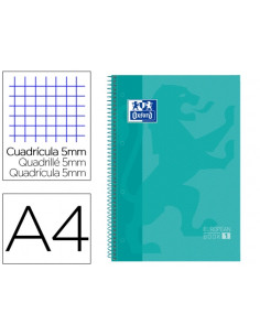 ▷ CUADERNO OXFORD MICROPERFORADO A4+ 80H. 90G C.5MM T/D | Taine - Imagen 1