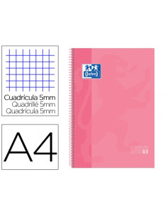 ▷ CUADERNO OXFORD MICROPERFORADO A4+ 80H. 90G C.5MM T/D | Taine - Imagen 1