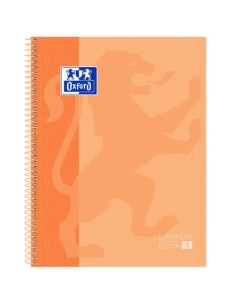 ▷ CUADERNO OXFORD MELOCOTON MICROPERFORADO A4+ 80H. 90G C 5MM T/D | Taine - Imagen 1