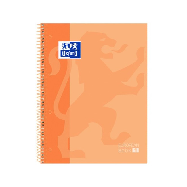 ▷ CUADERNO OXFORD MELOCOTON MICROPERFORADO A4+ 80H. 90G C 5MM T/D | Taine - Imagen 1