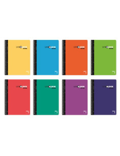 ▷ CUADERNO PACSA SUPERBLOC A5 120H 90G C/5 T/C RAYADA | Taine - Imagen 1