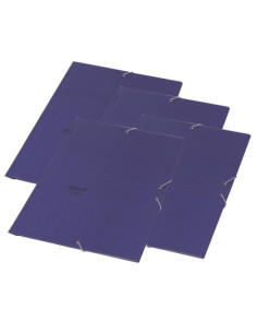 ▷ CARPETA FABRISA FOLIO AZUL SOLAPAS GOMAS A CLASICA | Taine - Imagen 1