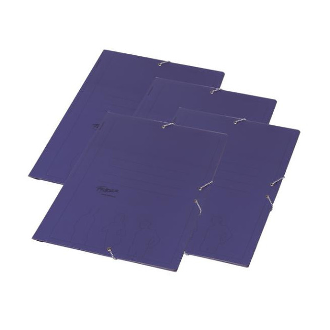 ▷ CARPETA FABRISA FOLIO AZUL SOLAPAS GOMAS A CLASICA | Taine - Imagen 1