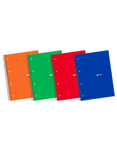 ▷ CUADERNO ENRI A4 MICROPERFORADA160HJ 60GR C/5 T.EXTRADURA | Taine - Imagen 1