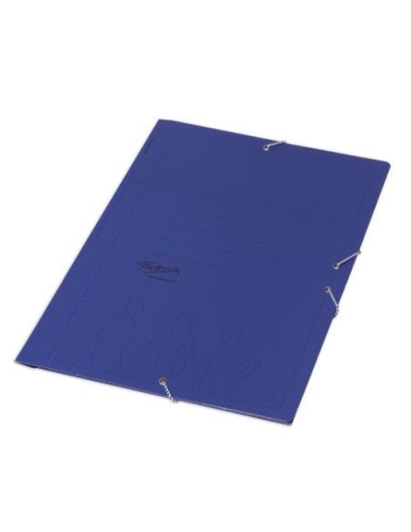 ▷ CARPETA FABRISA FOLIO AZUL SENCILLA GOMAS CLASICA | Taine - Imagen 1