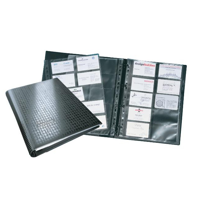 ▷ TARJETERO DURABLE ANILLAS A4 200 TARJETAS VISIFIX CENTIUM | Taine - Imagen 1
