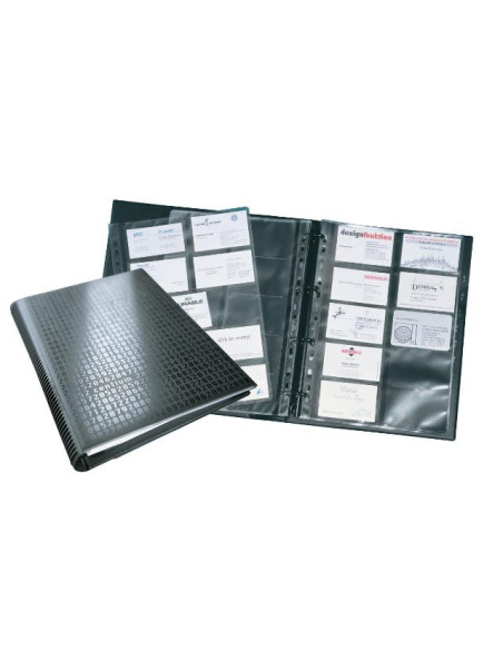 ▷ TARJETERO DURABLE ANILLAS A4 200 TARJETAS VISIFIX CENTIUM | Taine - Imagen 1