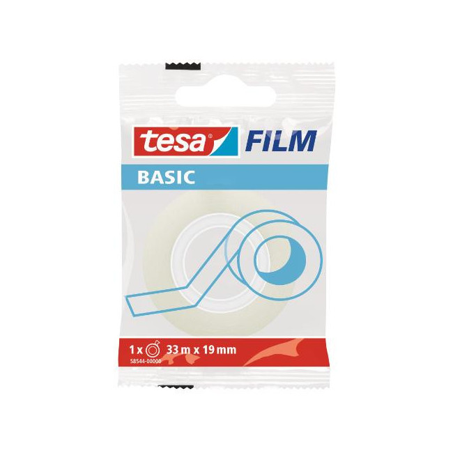 ▷ CINTA ADHESIVA TESA BASIC 33M X 19MM BOLSITA | Taine - Imagen 1