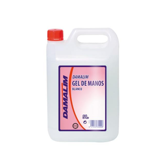 ▷ GEL DARLIM DE MANOS BLANCO DAMALIN 5 LITROS | Taine - Imagen 1