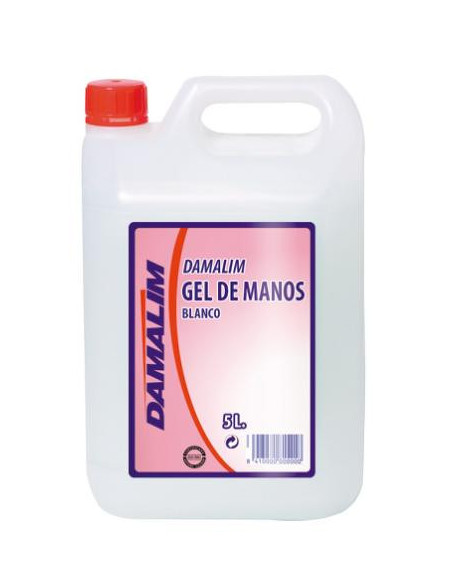 ▷ GEL DARLIM DE MANOS BLANCO DAMALIN 5 LITROS | Taine - Imagen 1