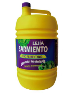 ▷ LEJIA USO ALIMENTARIO 5 LITROS SARMIENTO | Taine - Imagen 1