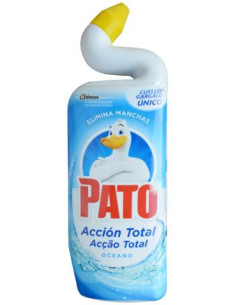 ▷ LIMPIADOR DE INODORO PATO AZUL ACCION TOTAL OCEANO 750 ML | Taine - Imagen 1