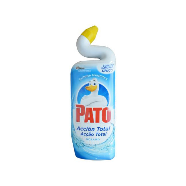 ▷ LIMPIADOR DE INODORO PATO AZUL ACCION TOTAL OCEANO 750 ML | Taine - Imagen 1