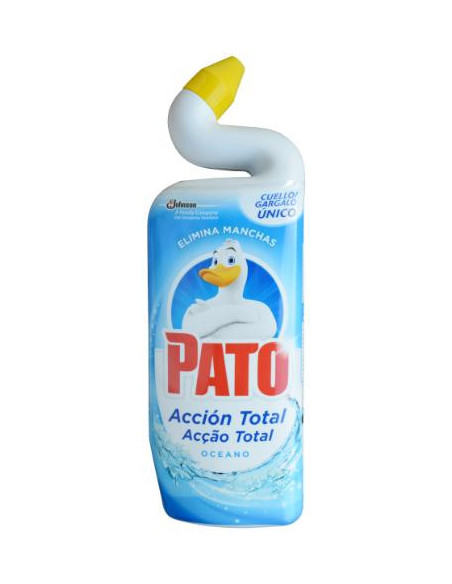 ▷ LIMPIADOR DE INODORO PATO AZUL ACCION TOTAL OCEANO 750 ML | Taine - Imagen 1