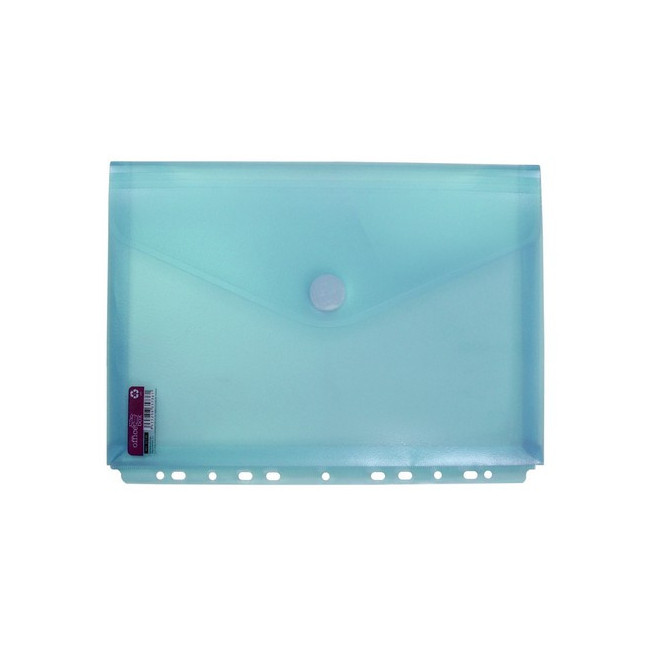 ▷ SOBRE OFFICE BOX AZUL V-LOCK MULTITALADRO Y FUELLE A4+ CLASSIC | Taine - Imagen 1