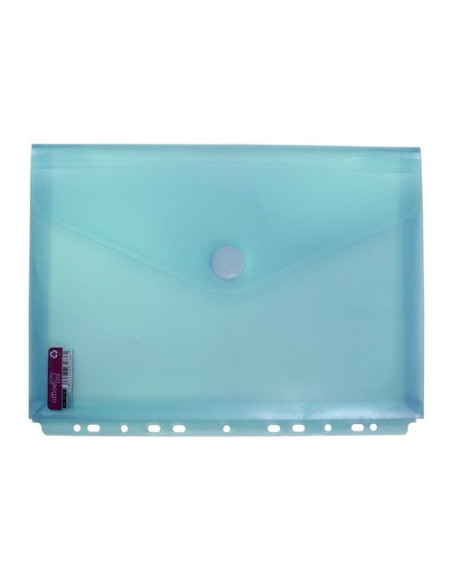 ▷ SOBRE OFFICE BOX AZUL V-LOCK MULTITALADRO Y FUELLE A4+ CLASSIC | Taine - Imagen 1