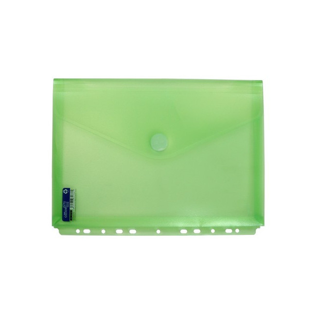 ▷ SOBRE OFFICE BOX VERDE V-LOCK MULTITALADRO Y FUELLE A4+ CLASSIC | Taine - Imagen 1
