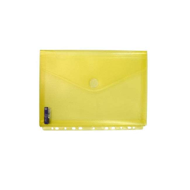 ▷ SOBRE OFFICE BOX AMARILLO V-LOCK MULTITALADRO Y FUELLE A4+ CLASSIC | Taine - Imagen 1