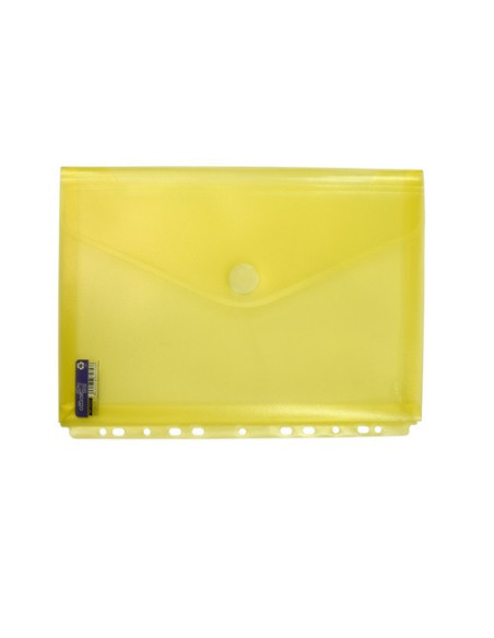 ▷ SOBRE OFFICE BOX AMARILLO V-LOCK MULTITALADRO Y FUELLE A4+ CLASSIC | Taine - Imagen 1