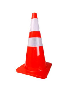 ▷ CONO REFLECTANTE OUTAS 50CM BASE GOMA 27,5x27x5 | Taine - Imagen 1