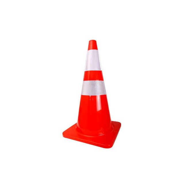 ▷ CONO REFLECTANTE OUTAS 50CM BASE GOMA 27,5x27x5 | Taine - Imagen 1