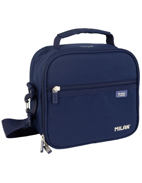 ▷ BOLSA ISOTERMICA PORTA ALIMENTOS CON 3 RECIPIENTES AZUL MARINO | Taine - Imagen 1