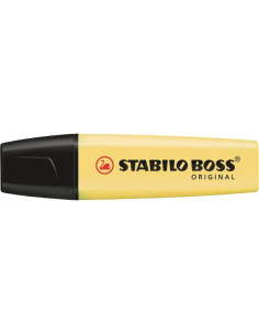 ▷ ROTULADOR STABILO BOSS 70/144 AMARILLO PASTEL FLUORESCENTE | Taine - Imagen 1