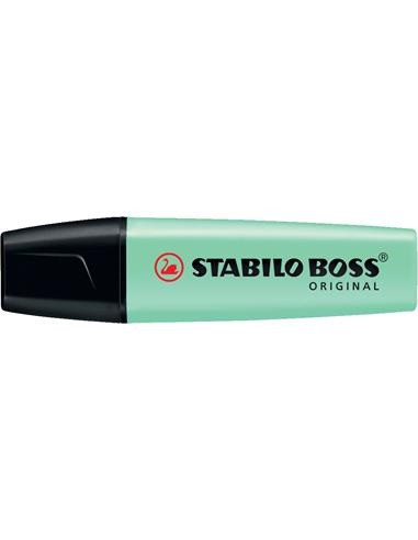 ▷ ROTULADOR STABILO BOSS 70/116 MENTA PASTEL FLUORESCENTE | Taine - Imagen 1
