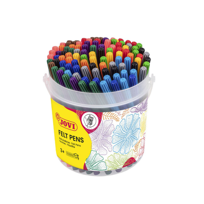 ▷ ROTULADORES JOVI 120 UDS COLORES TRAZO FINO | Taine - Imagen 1
