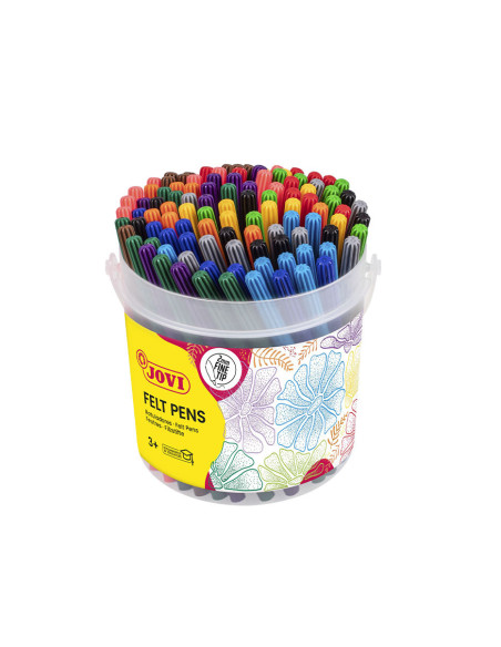▷ ROTULADORES JOVI 120 UDS COLORES TRAZO FINO | Taine - Imagen 1