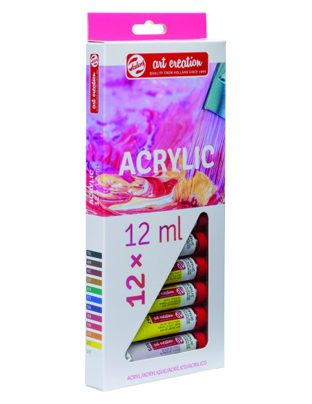▷ SET 8 TUBOS ACRILICOS 12ML ARTCREATION | Taine - Imagen 1