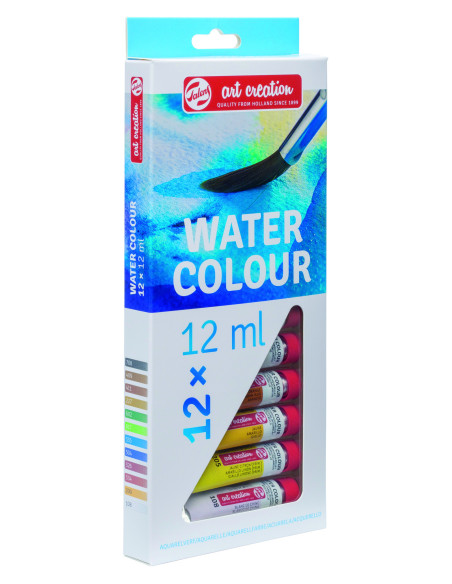 ▷ SET 12 TUBOS ACUARELA 12ML ARTCREATION | Taine - Imagen 1