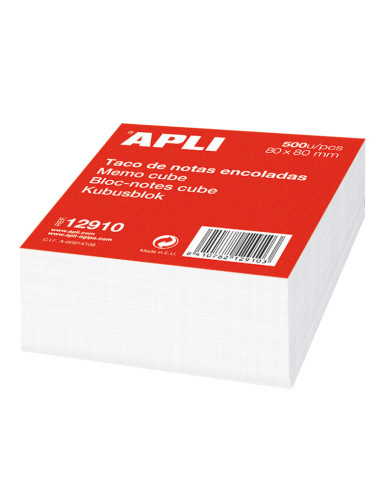 ▷ TACO APLI DE NOTAS 80X 80MM 500H 1U | Taine - Imagen 1