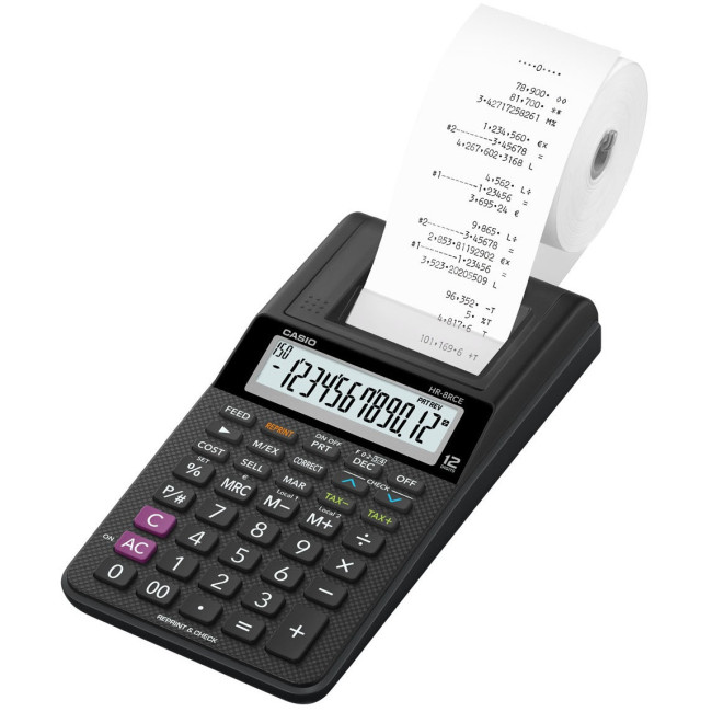 ▷ CALCULADORA CASIO IMPRESORA HR-8RCE 12 DIG | Taine - Imagen 1
