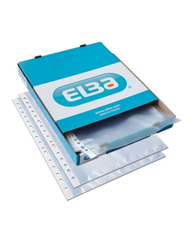 ▷ CAJA 100 FUNDAS FOLIO RUGOSA ELBA | Taine - Imagen 1