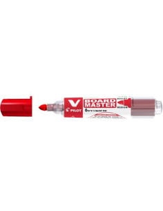 ▷ ROTULADOR PILOT ROJO PIZARRA ECO PTA.CONICA 1,8MM VBOARD MASTER BEGREEN | Taine - Imagen 1