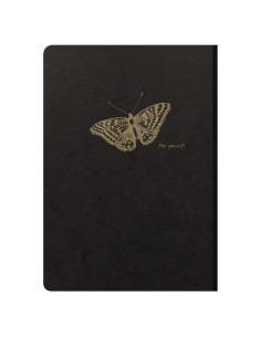 ▷ LIBRETA EXACLAIR COSIDO A5 96HJ RAYADO NEGRA | Taine - Imagen 1