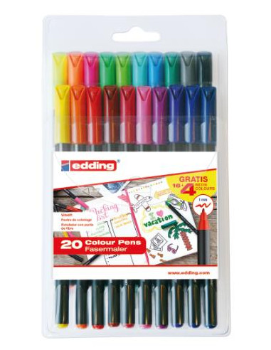 ▷ ROTULADORES EDDING 1200 COLORES | Taine - Imagen 1