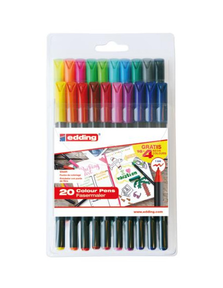 ▷ ROTULADORES EDDING 1200 COLORES | Taine - Imagen 1