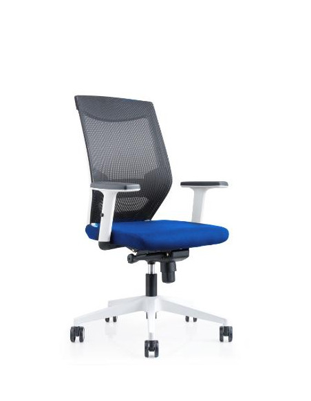 ▷ SILLA ROCADA OFICINA RD908W AZUL BRAZOS | Taine - Imagen 1