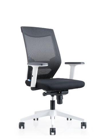 ▷ SILLA ROCADA OFICINA RD908W NEGRA BRAZOS | Taine - Imagen 1