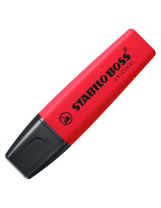 ▷ ROTULADOR STABILO BOSS 70/48 ROJO FLUORESCENTE | Taine - Imagen 1
