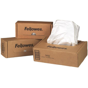 ▷ BOLSAS FELLOWES DE DESTRUCTORAS PACK 50 UDS 50-75L DE CAPACIDAD | Taine - Imagen 1