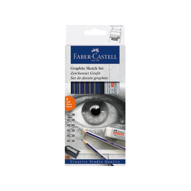 ▷ LAPICEROS FABER CASTELL SET GRAFITO CREATIVE STUDIO | Taine - Imagen 1
