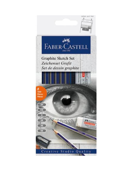 ▷ LAPICEROS FABER CASTELL SET GRAFITO CREATIVE STUDIO | Taine - Imagen 1