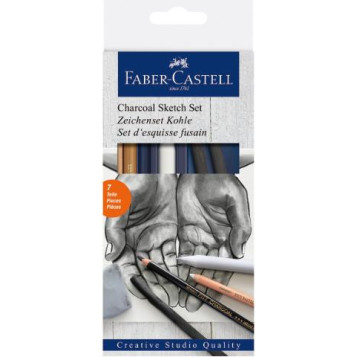 ▷ LAPICEROS FABER CASTELL SET CARBON CRETIVE STUDIO | Taine - Imagen 1