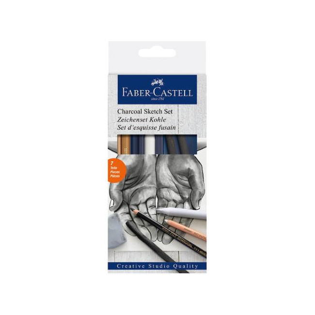 ▷ LAPICEROS FABER CASTELL SET CARBON CRETIVE STUDIO | Taine - Imagen 1