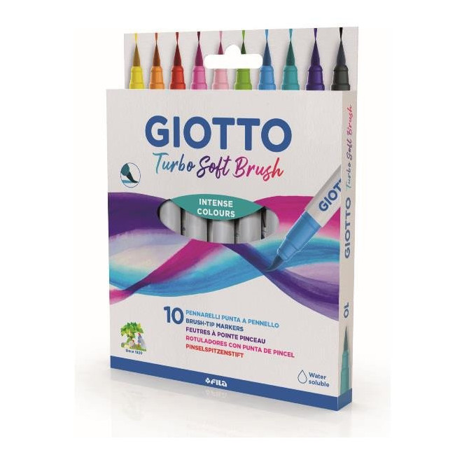 ▷ ROTULADORES TURBO 10 UDS SOFT PINCEL LETTERING | Taine - Imagen 1